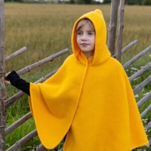 Children's woolen poncho