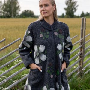 Wool Flower Coat